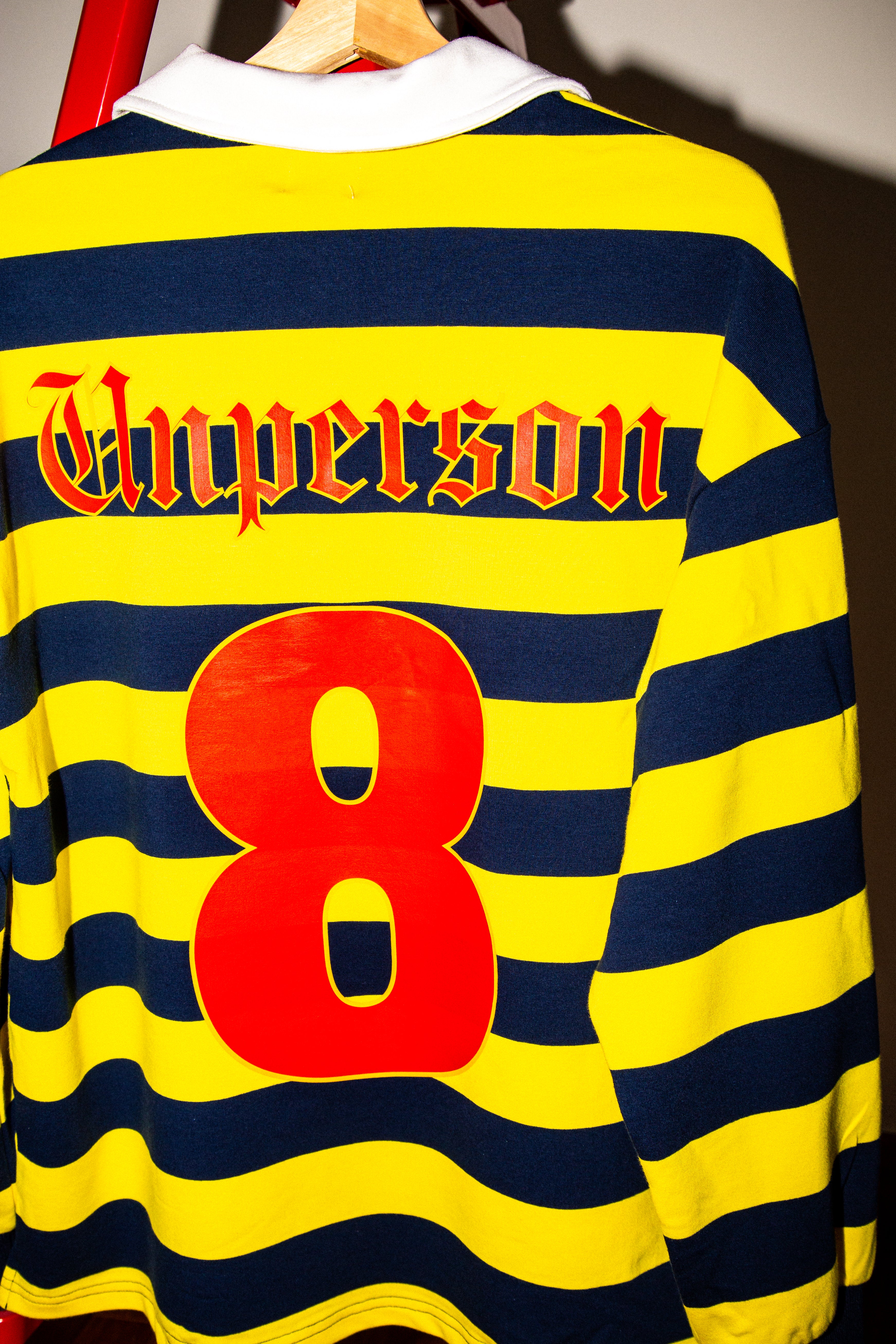 Collegiate Striped Rugby Top