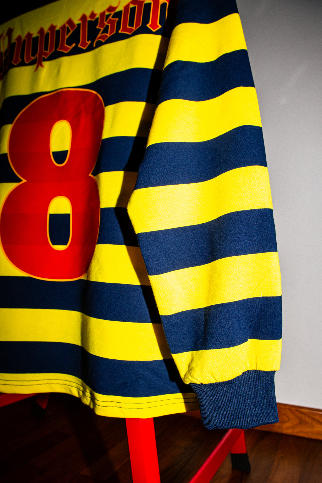 Collegiate Striped Rugby Top