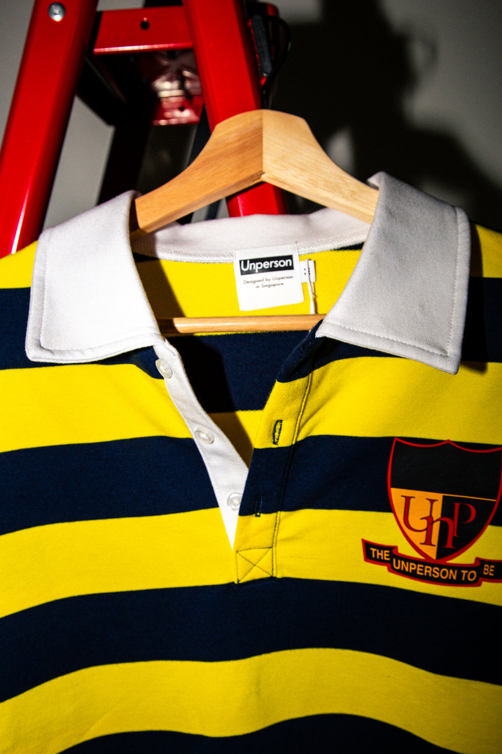 Collegiate Striped Rugby Top